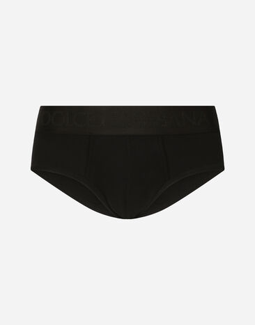 Dolce & Gabbana Ribbed cotton Brando briefs Black M3F23JOUAIJ