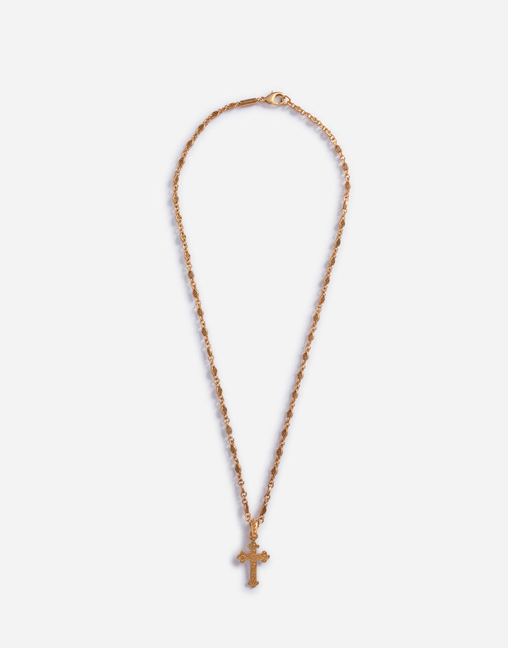 Dolce & Gabbana Necklace with cross ゴールド WNM3C3W1111