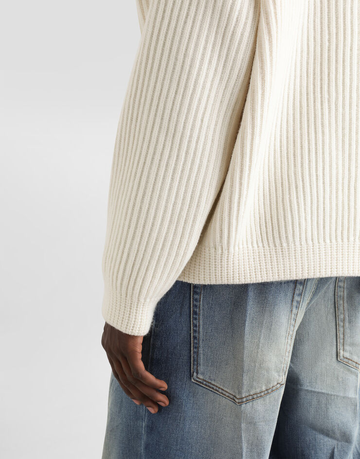 Dolce & Gabbana Sweater with sequins White GXY61ZJDVFQ