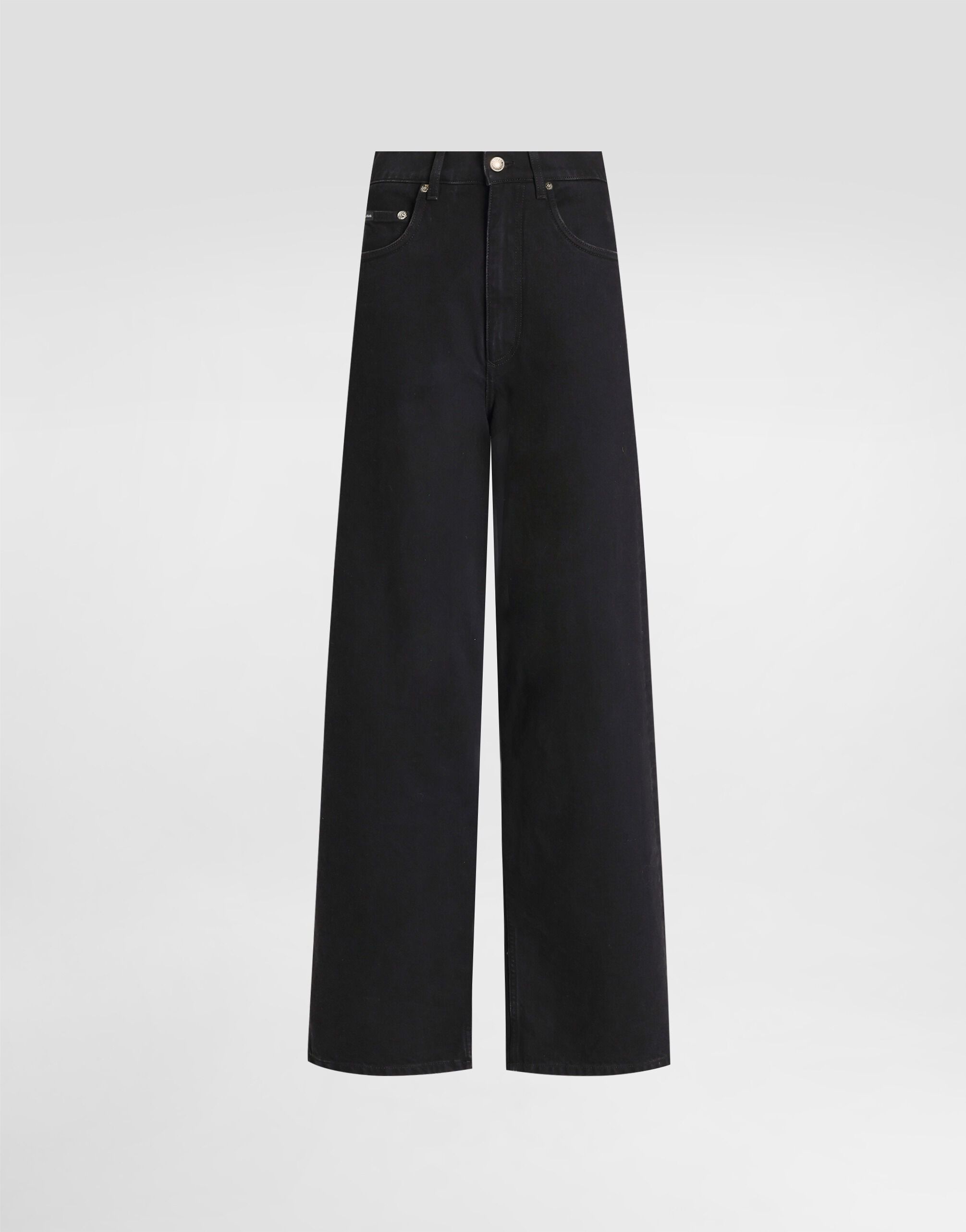 5-pocket denim trousers in Multicolor for Women | Dolce&Gabbana®