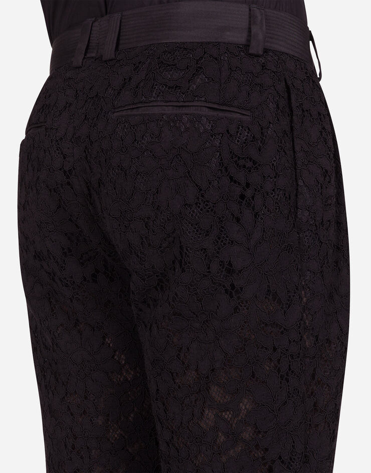 Dolce & Gabbana Pants in cordonnet lace ブラック GW8QHTHLMD9