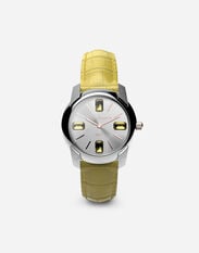 Dolce & Gabbana Watch with alligator strap Gold WANR2GWMIXD