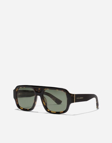 Dolce & Gabbana Lusso Sartoriale Sunglasses Black on yellow havana VG4516VP49A