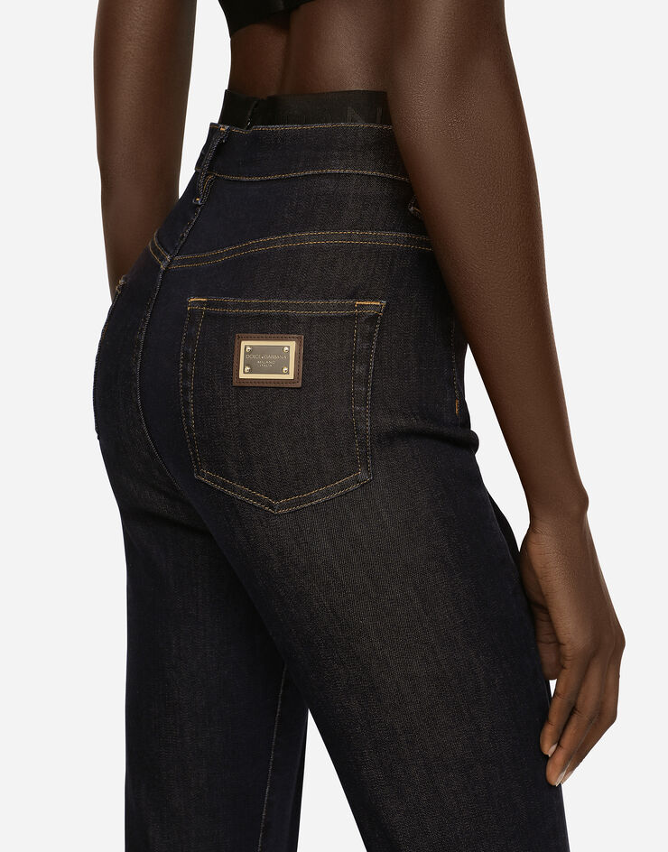 Dolce & Gabbana Jean Grace en denim stretch deep blue Bleu FTBXHDG902P