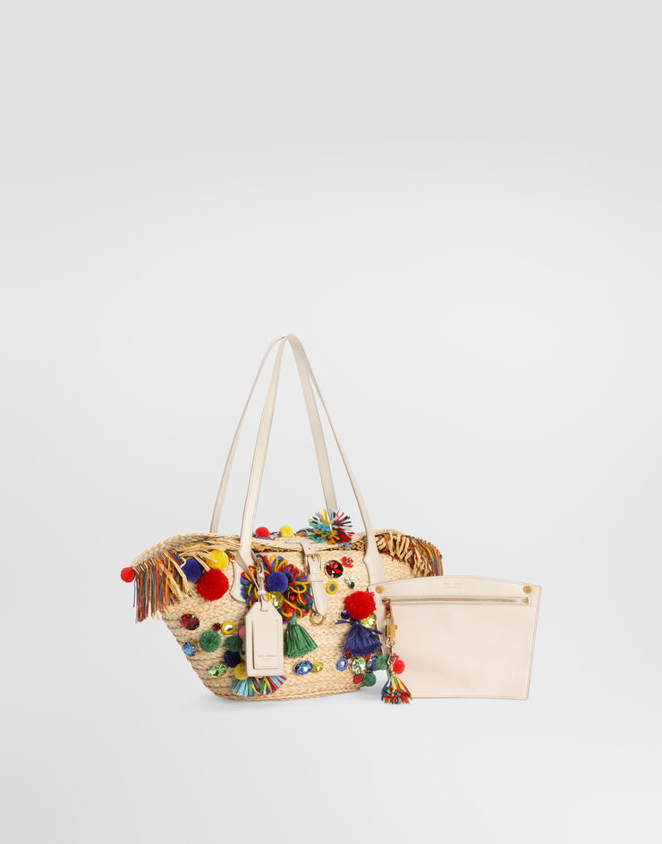 Dolce & Gabbana حقيبة كوفا كابري بتطريز Multicolor BB7833A3M51