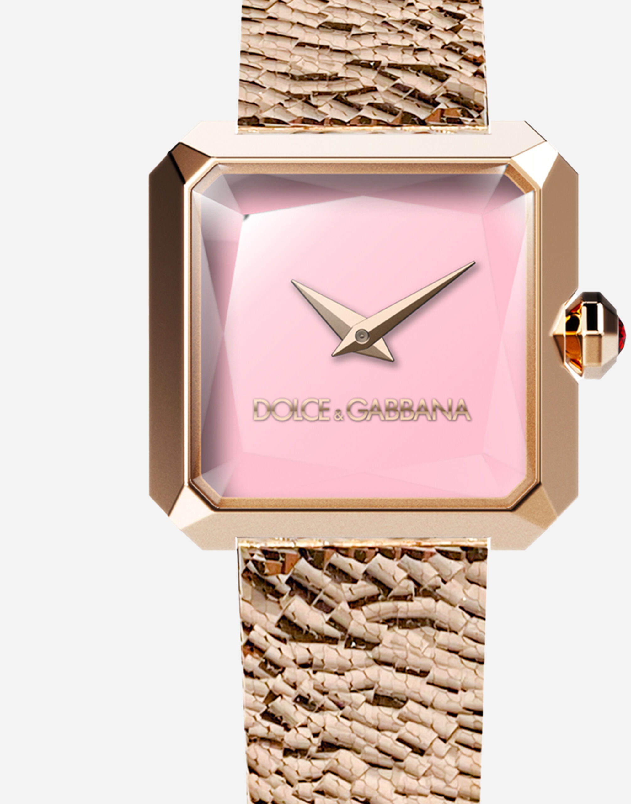 Sofia red gold watch in Fuchsia for Women | Dolce&Gabbana® US