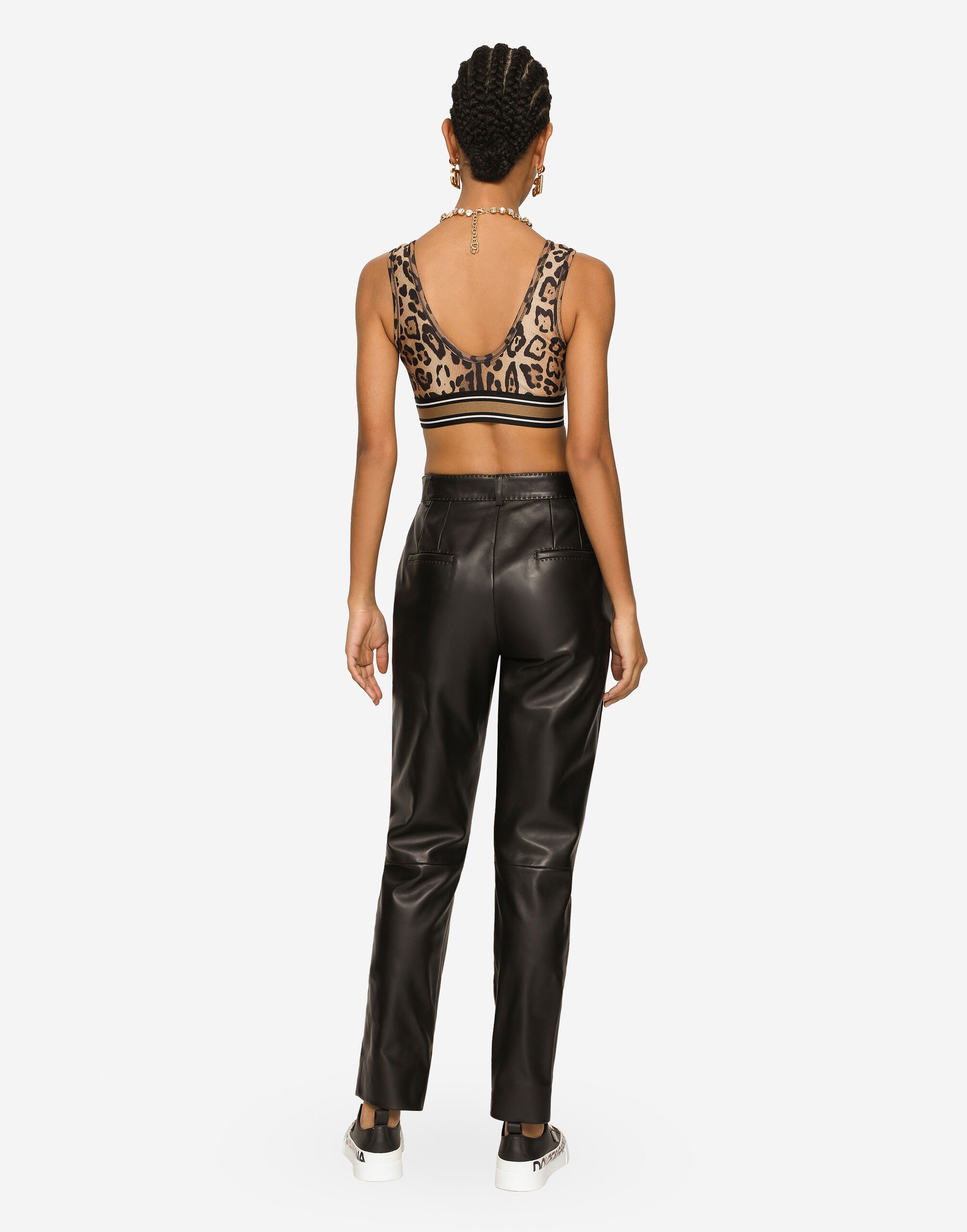 【VIP価格】DOLCE & GABBANA Leopard Sequin Pants DOLCE & GABBANA X SKIMS LEOPARD PRINT LEGGINGS PANTS BODY
