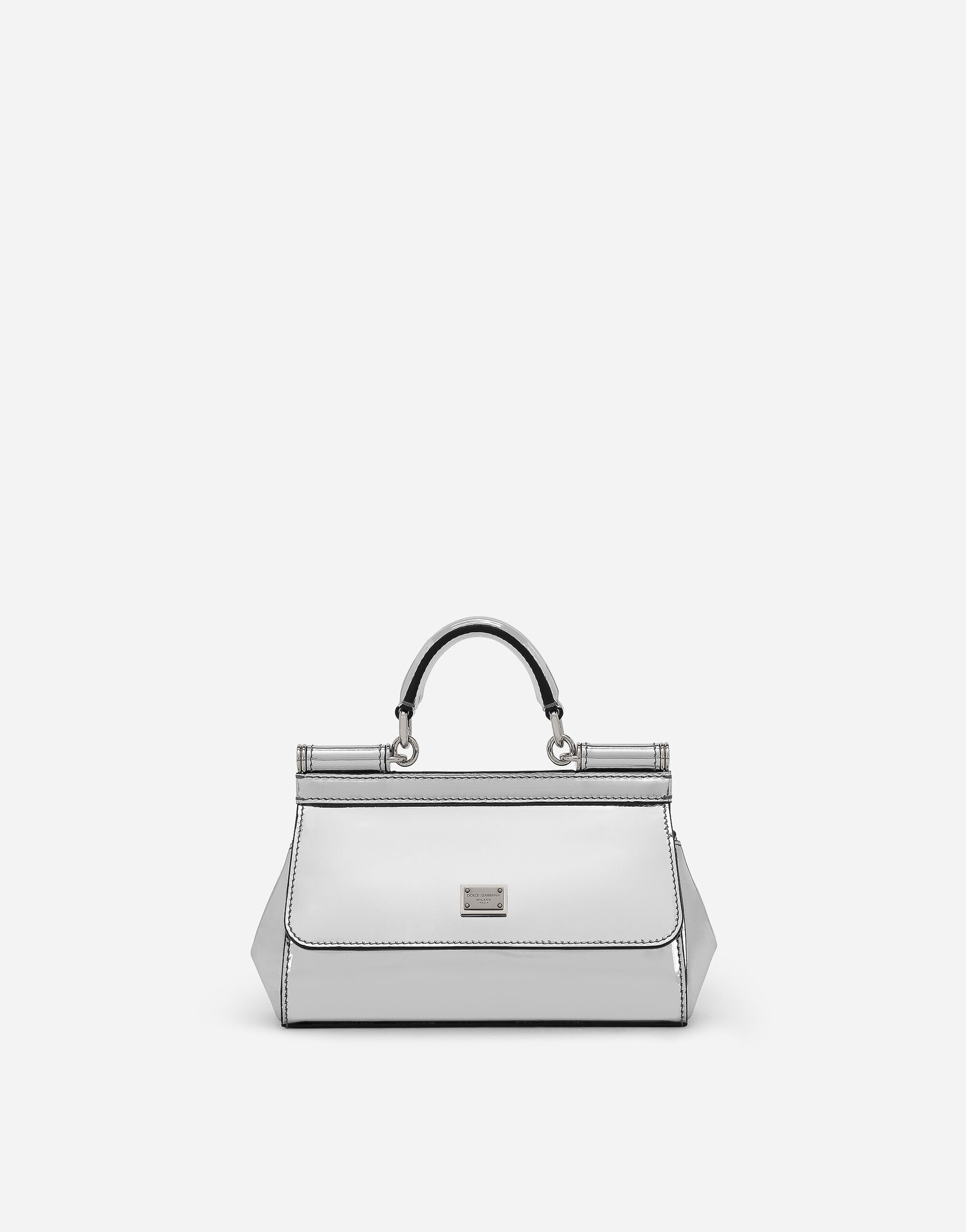 Dolce&Gabbana حقيبة يد سيسيلي صغيرة فضي WEP6S0W1111