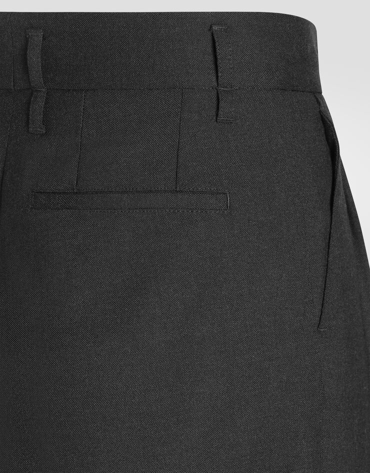 Dolce & Gabbana Wool panama trousers Dolce & Gabbana Wool panama trousers Grey GP0S2THU2CP