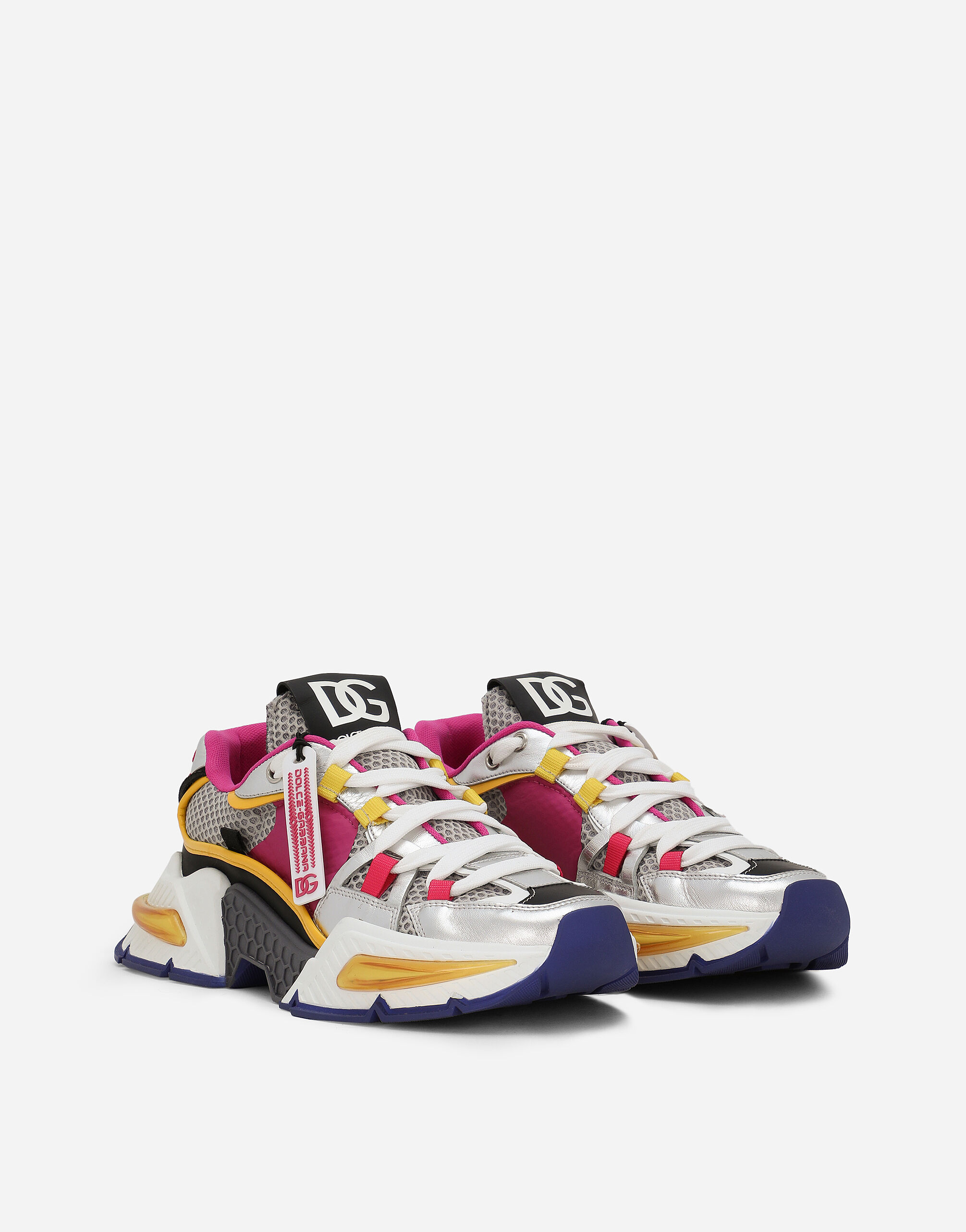 Dolce & Gabbana Airmaster Panelled Low-Top Sneakers | Sendegaro