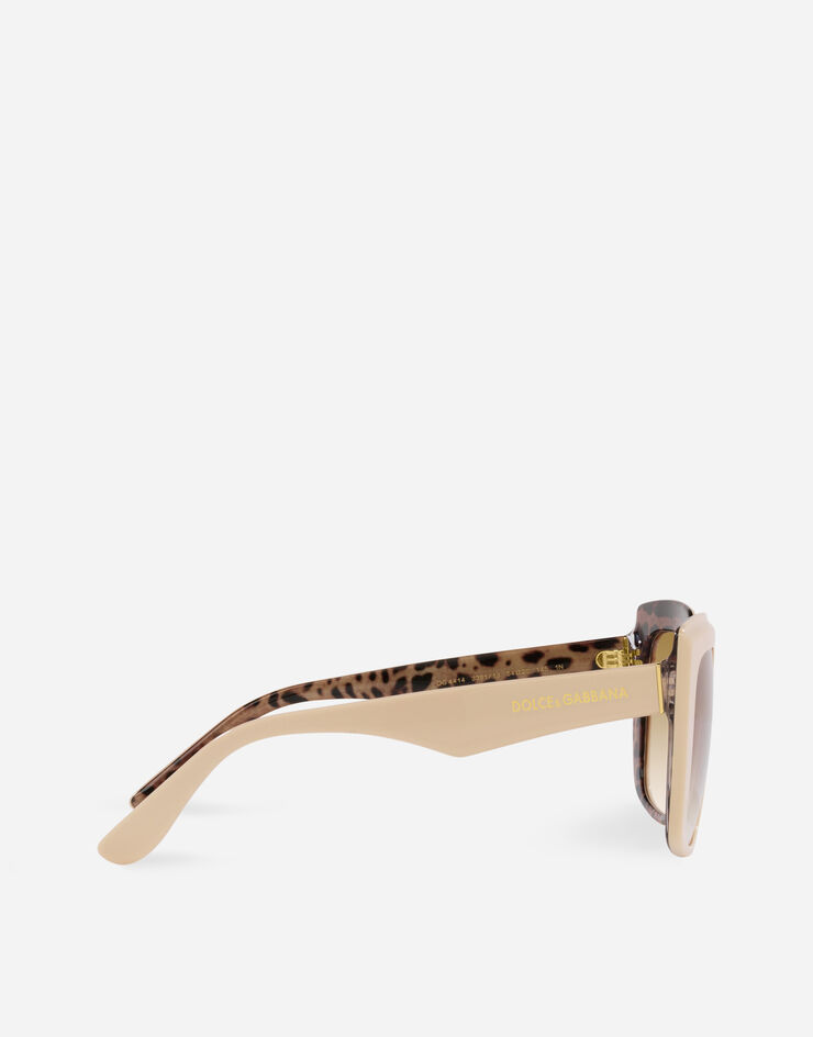 Dolce & Gabbana New print sunglasses Ivory leo print VG441AVP113