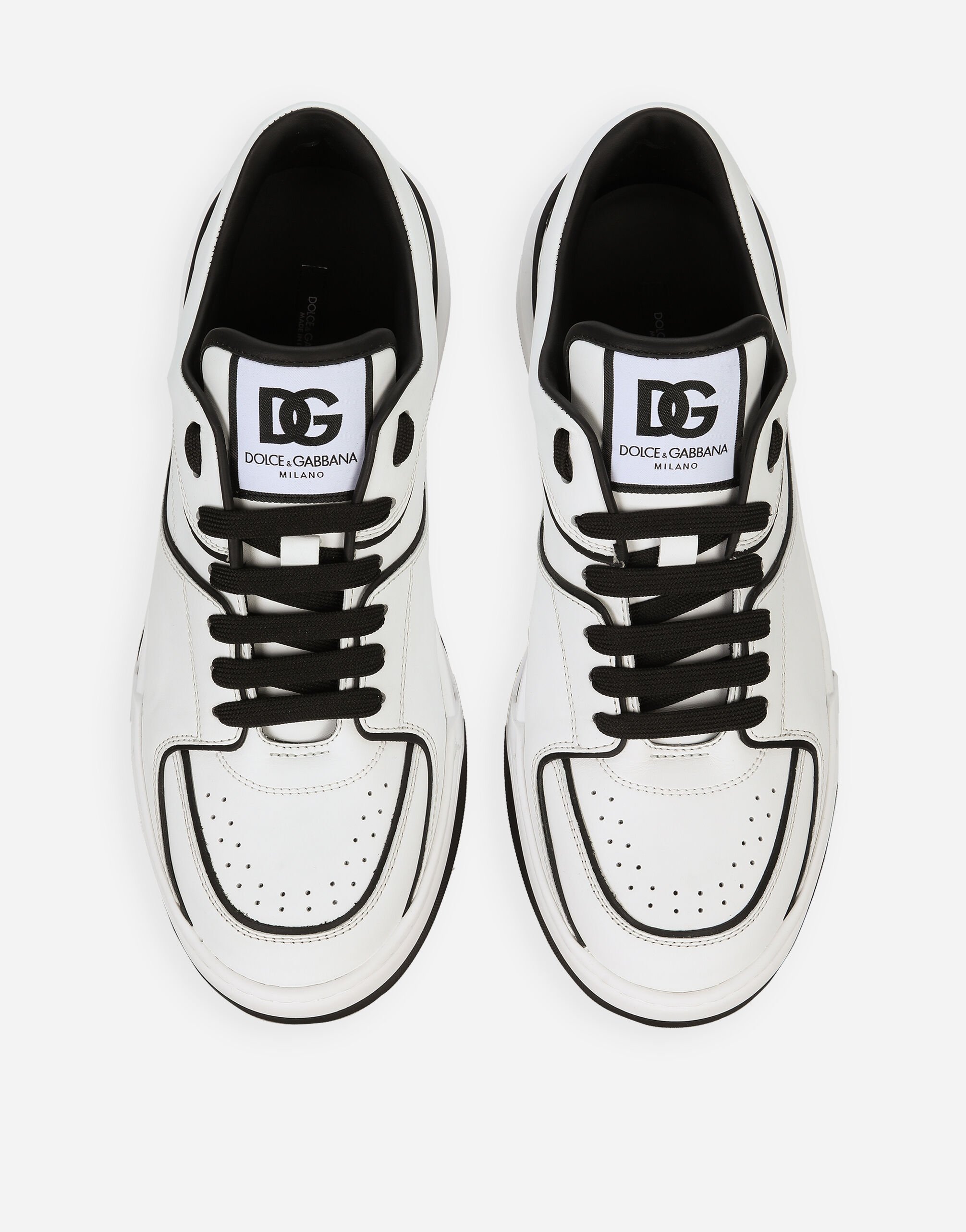 Calfskin nappa New Roma sneakers en Multicolore pour homme Dolce Gabbana