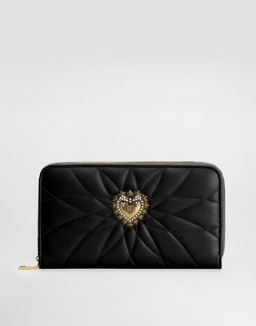 Dolce & Gabbana DEVOTION ジップアラウンドウォレット ブラック BI0473AV967