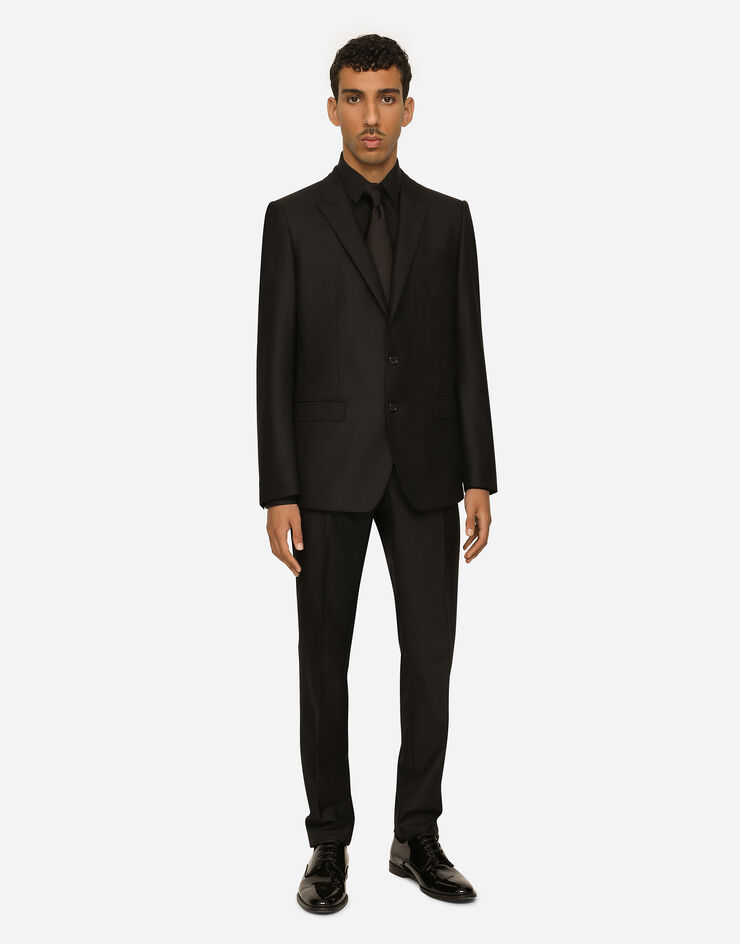 Dolce & Gabbana Wool and silk Martini-fit suit Noir GK0RMTGG059