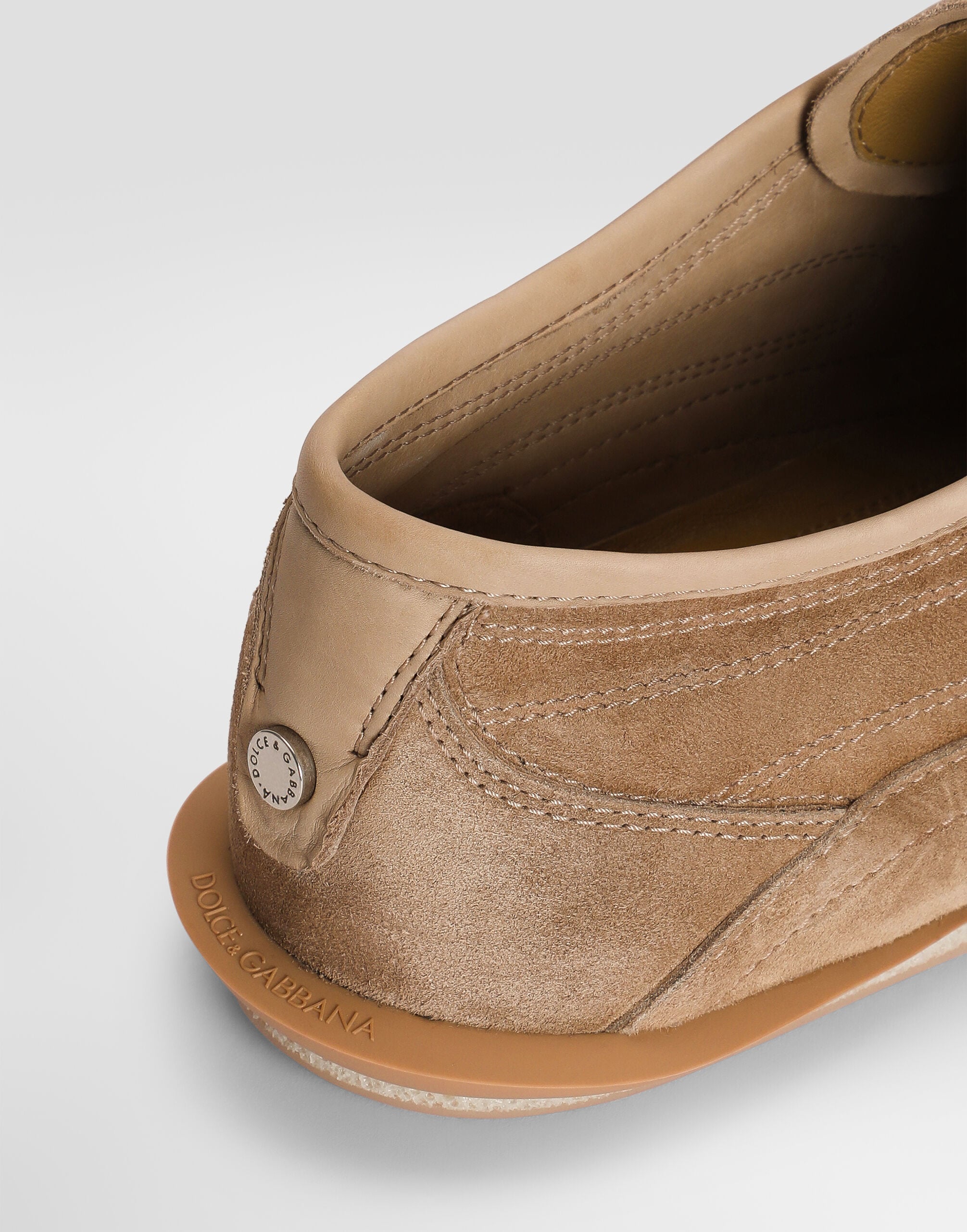 Suede Lipari in Beige for Men | Dolce&Gabbana® US