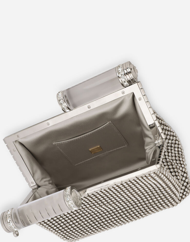 Dolce & Gabbana Mesh bag with rhinestone detailing Multicolor BB7097AY095