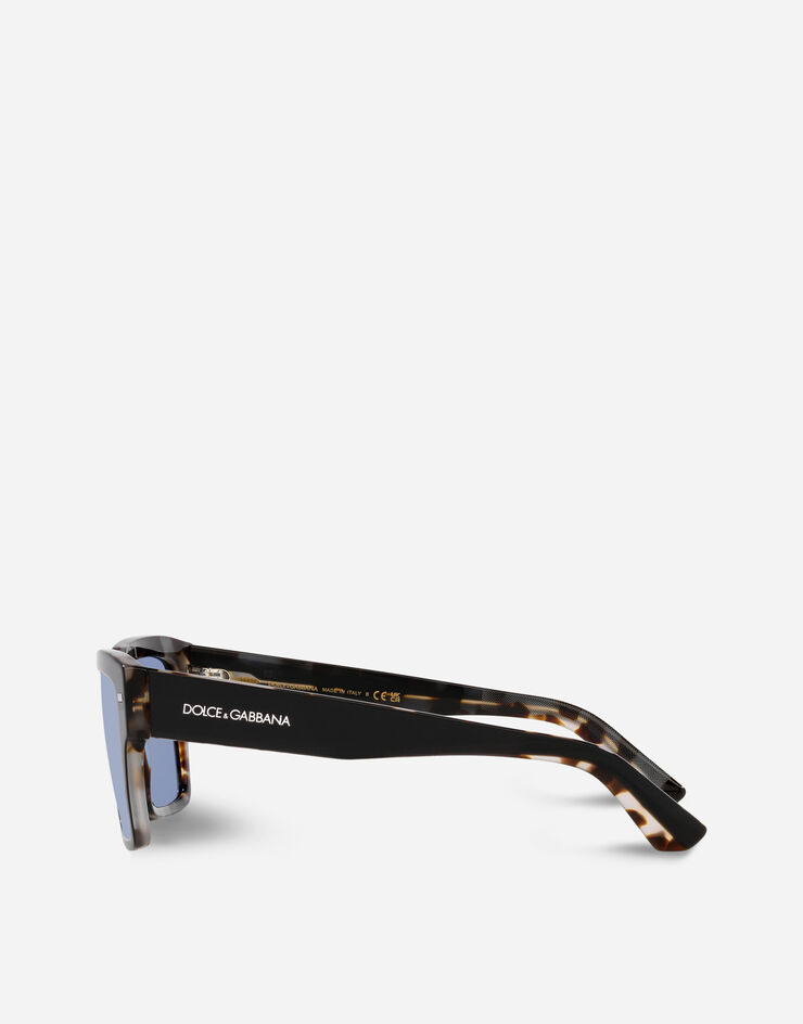 Dolce & Gabbana Sonnenbrille Lusso Sartoriale Schwarz auf Havannagrau VG443BVP31U