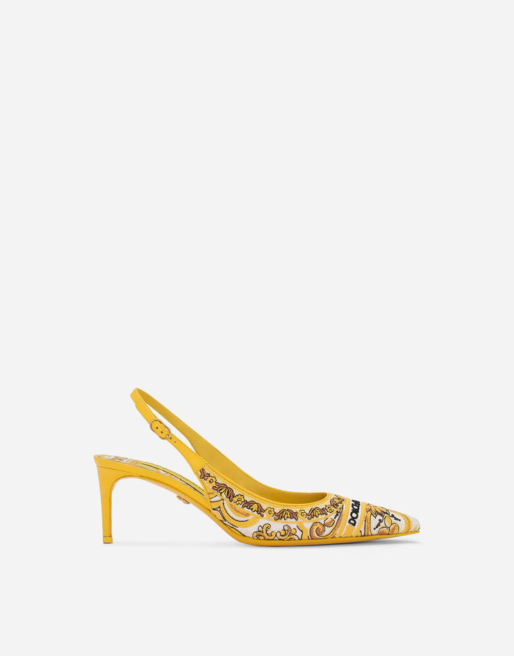 Slingbacks with majolica embroidery in Print for Women 