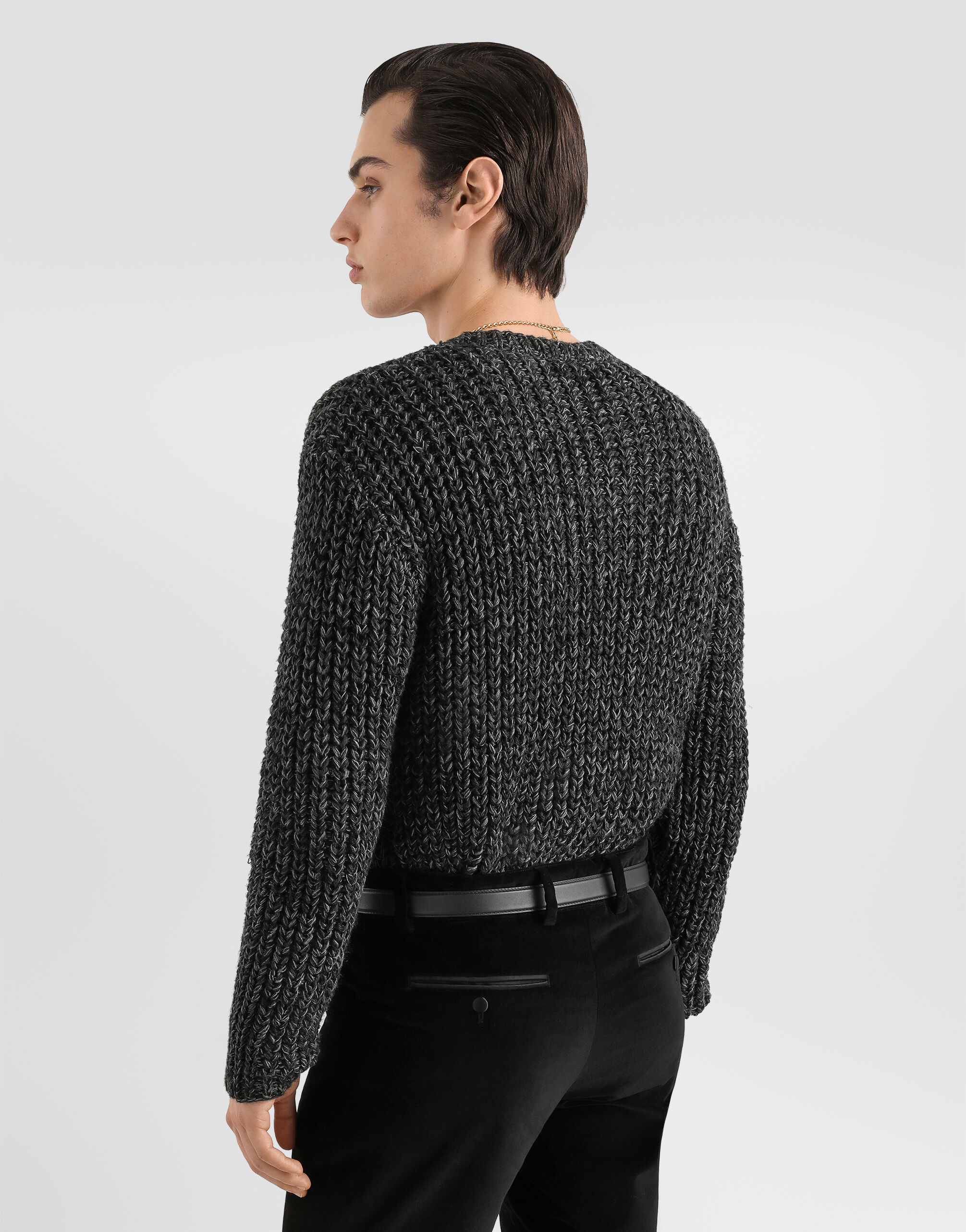 Wool blend pullover in Multicolor for Men | Dolce&Gabbana® US