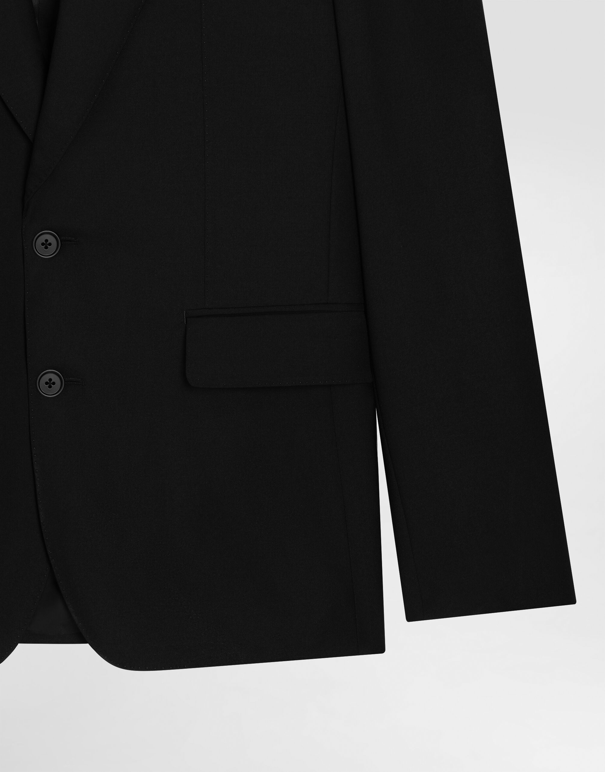 Sicilia Light single-breasted jacket in virgin wool - thumbnail 4