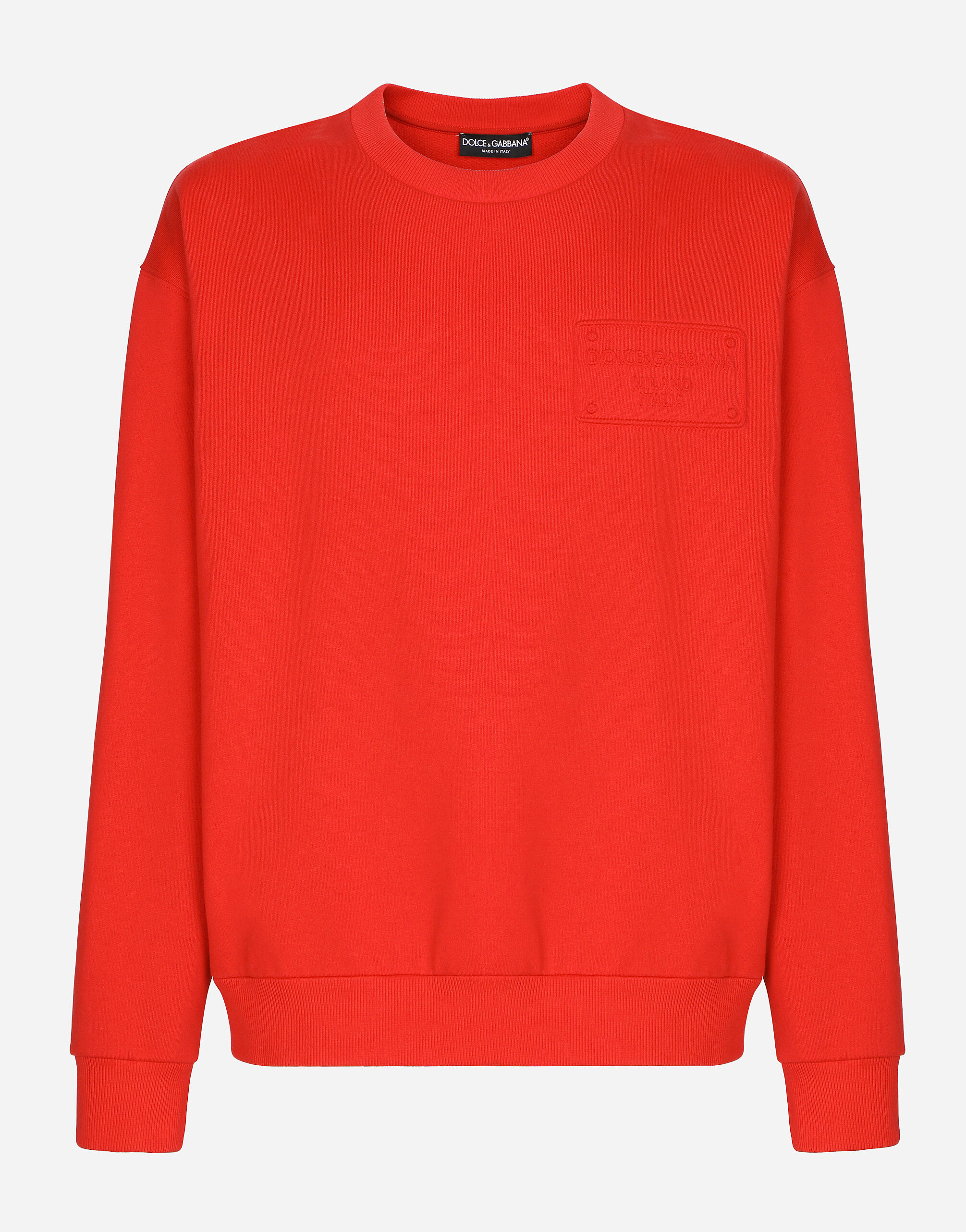 Dolce and new arrivals gabbana red sweatshirt