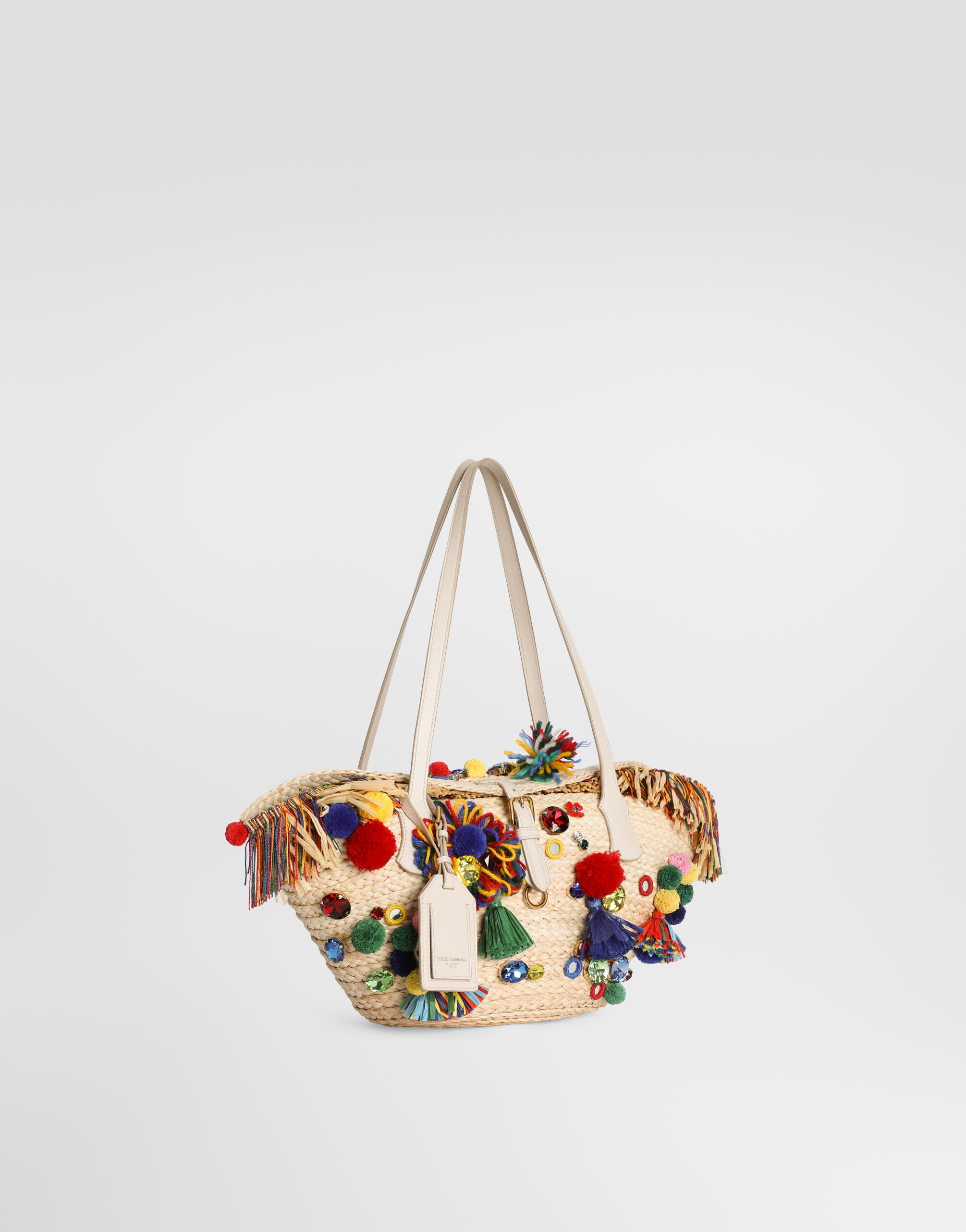 Coffa Capri bag with embroidery in Multicolor for Women