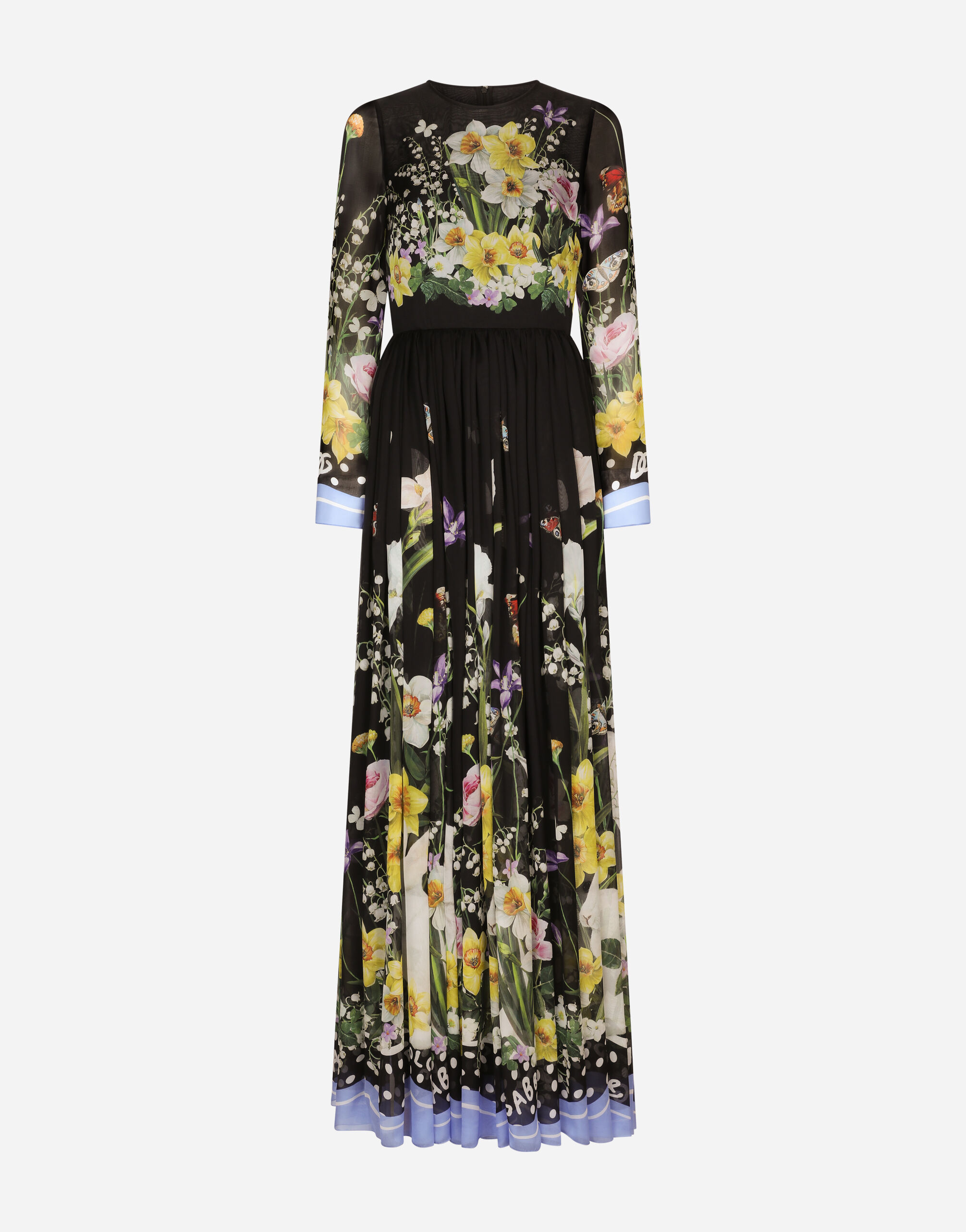 DOLCE&GABBANA　ドルガバ　ロングドレス DOLCE&GABBANA (ドルガバ)コットン ワンピース ドレス 36 - メルカリ