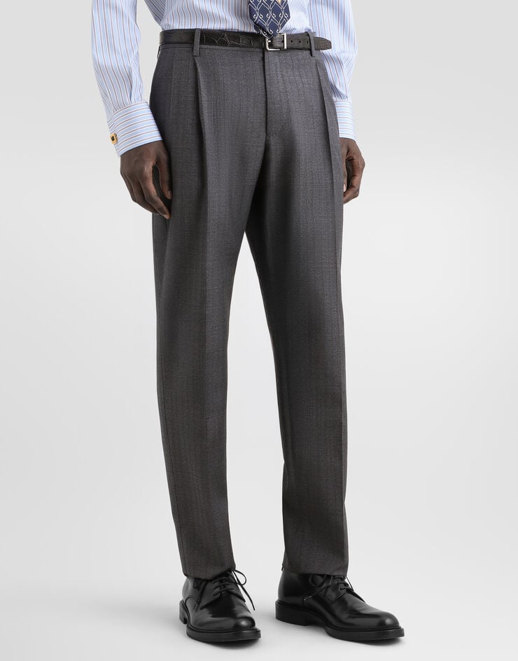 Dolce & Gabbana Pinstripe virgin wool trousers Dolce & Gabbana Pinstripe virgin wool trousers Multicolor GW0NETFR23X