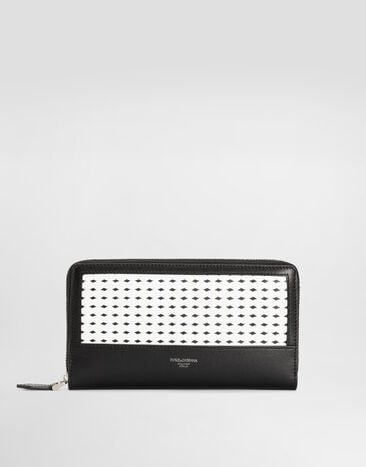 Dolce & Gabbana Woven plongé calfskin wallet Dolce & Gabbana Woven plongé calfskin wallet Multicolor BP1672AN419