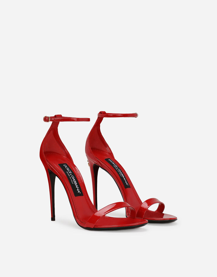 Dolce&Gabbana Patent leather sandals Red CR1339A1471