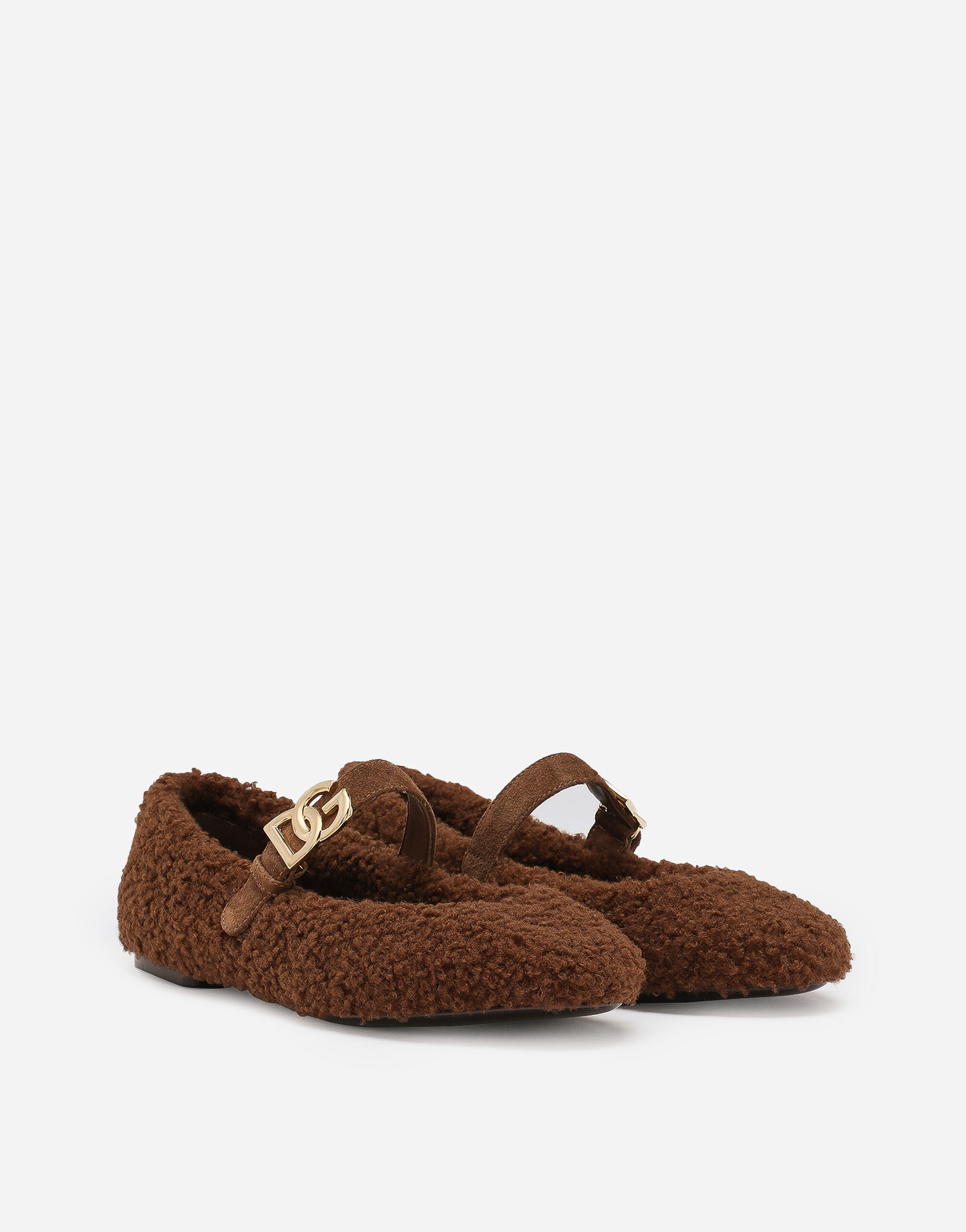 Flats with hot sale fur inside