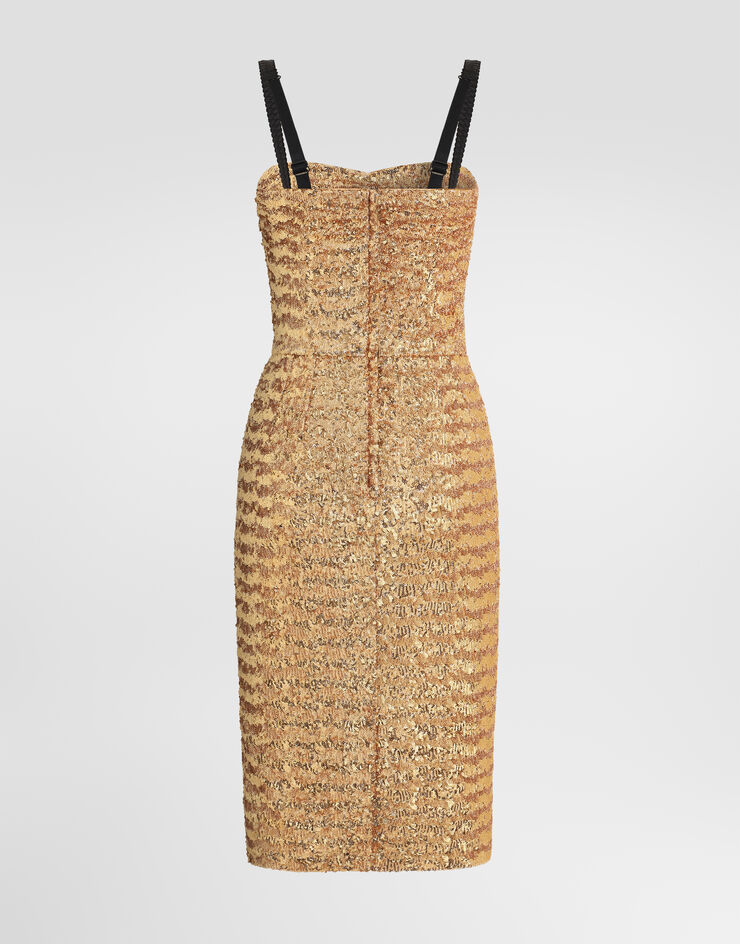 Dolce & Gabbana Sequin dress Dolce & Gabbana Sequin dress Gold F621YTFLM7Q