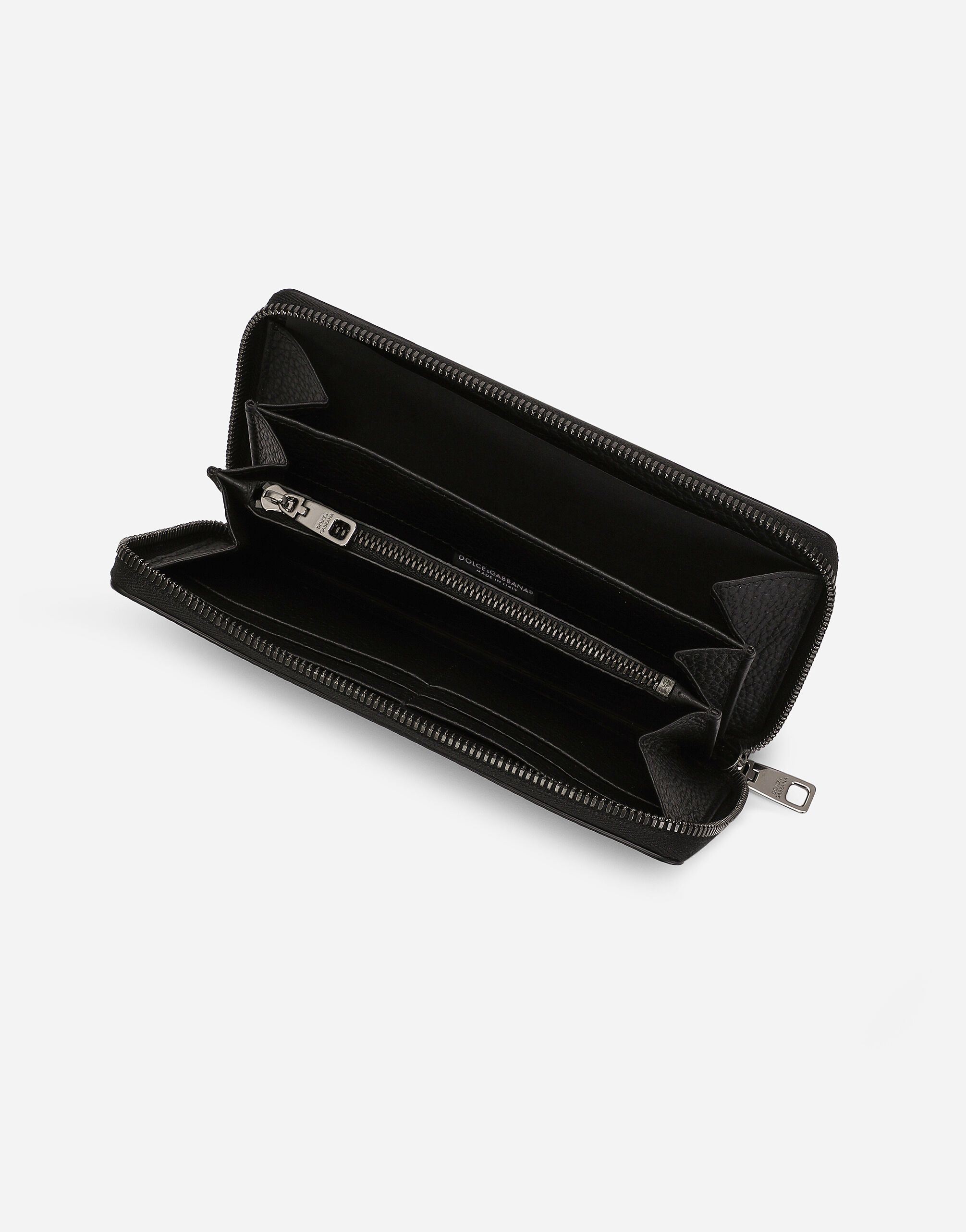 Zip-around DG Logo wallet in Black for Men | Dolce&Gabbana® US