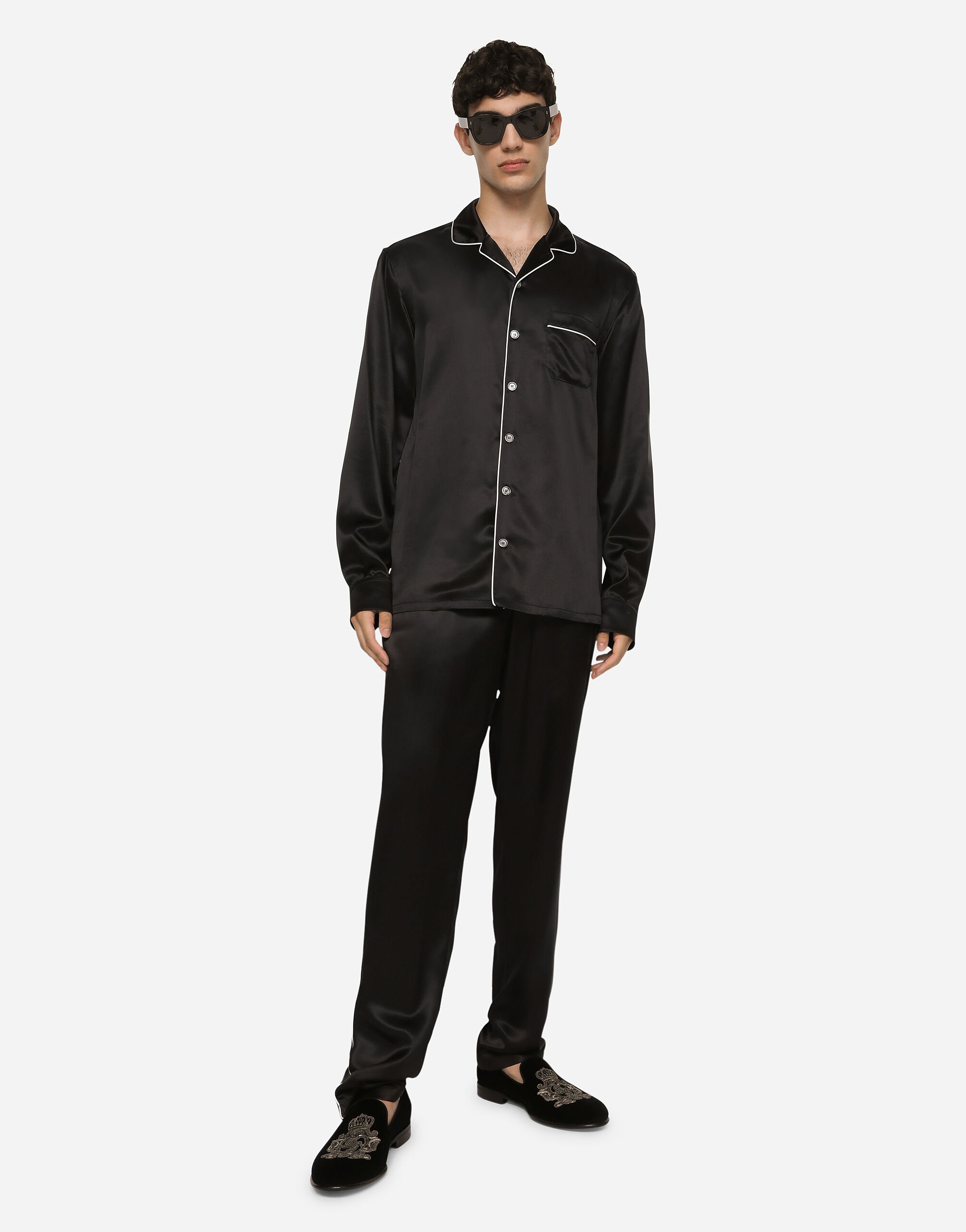 Dolce gabbana deals silk shirt