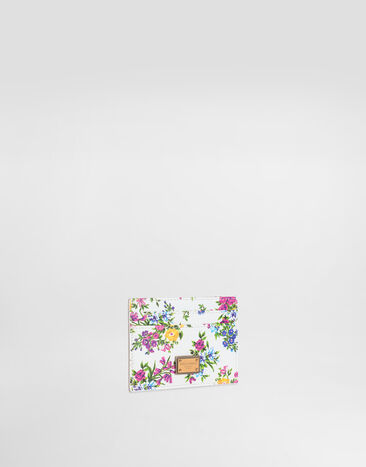 Dolce & Gabbana حافظة بطاقات من جلد عجل بطبعة Multicolor BI0330A3C24