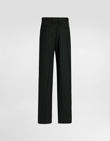 Dolce & Gabbana Pinstripe wool trousers Multicolor FTDM2TFRBDU