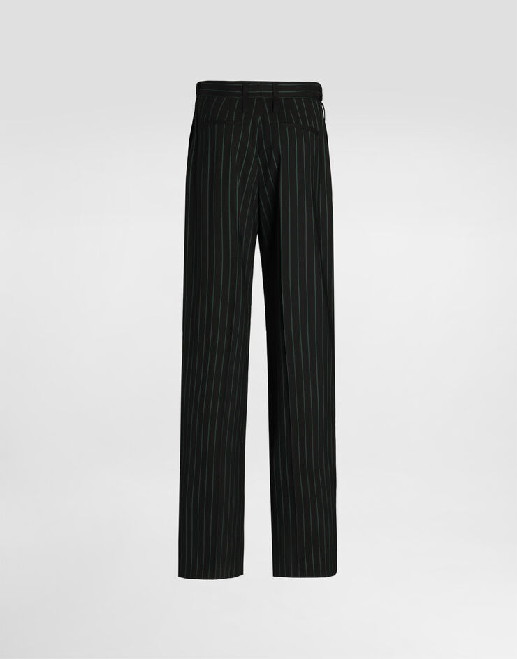 Dolce & Gabbana Pinstripe wool trousers Multicolor FTDM2TFRBDU