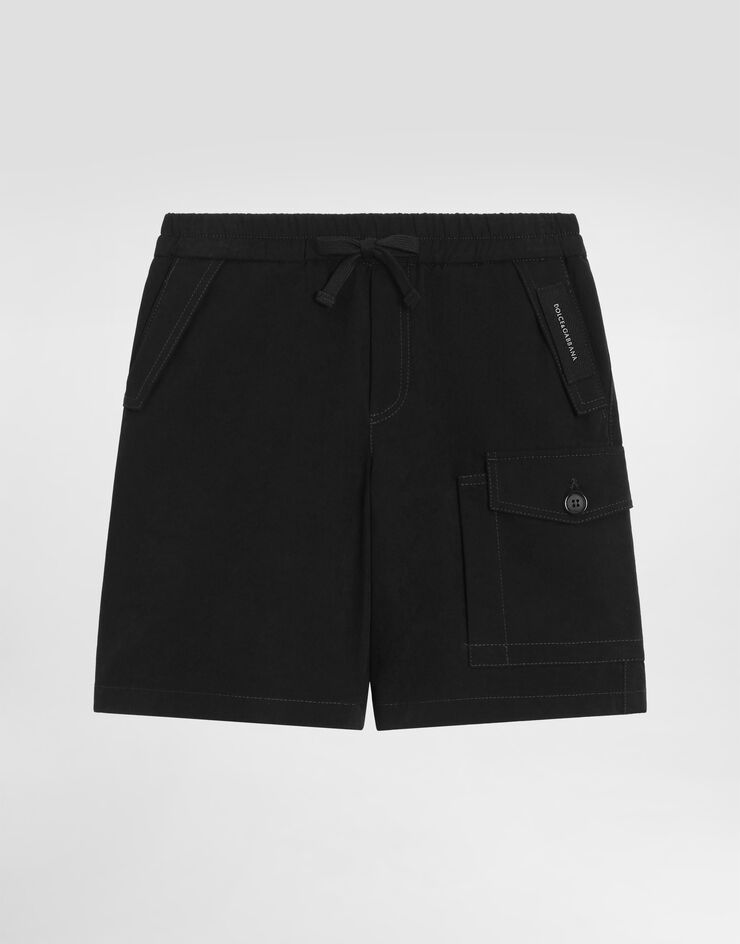 Dolce & Gabbana Gabardine bermuda shorts Black L44Q08FUFJH