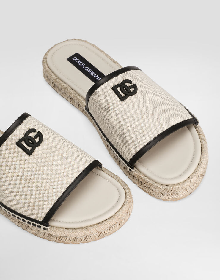 Dolce & Gabbana Salt&pepper fabric espadrille sandal Multicolor A80548A9Q93