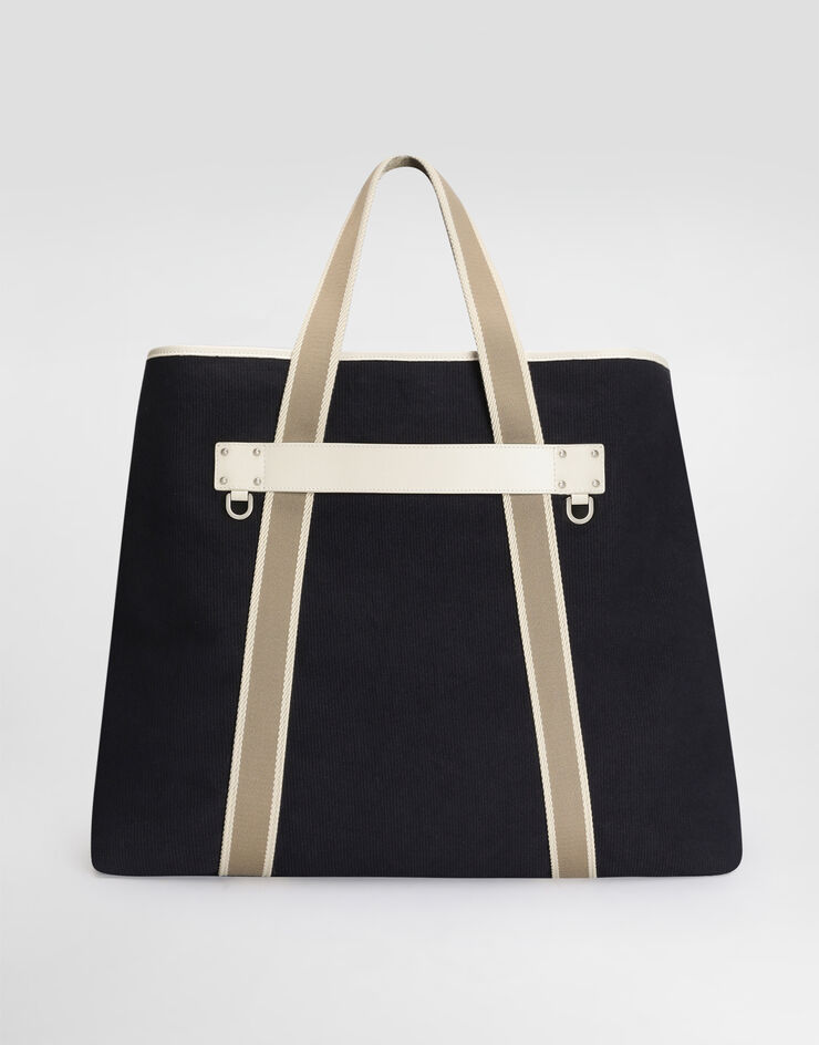 Dolce & Gabbana Shopper Essenza aus Canvas Multicolor BM2614A0754