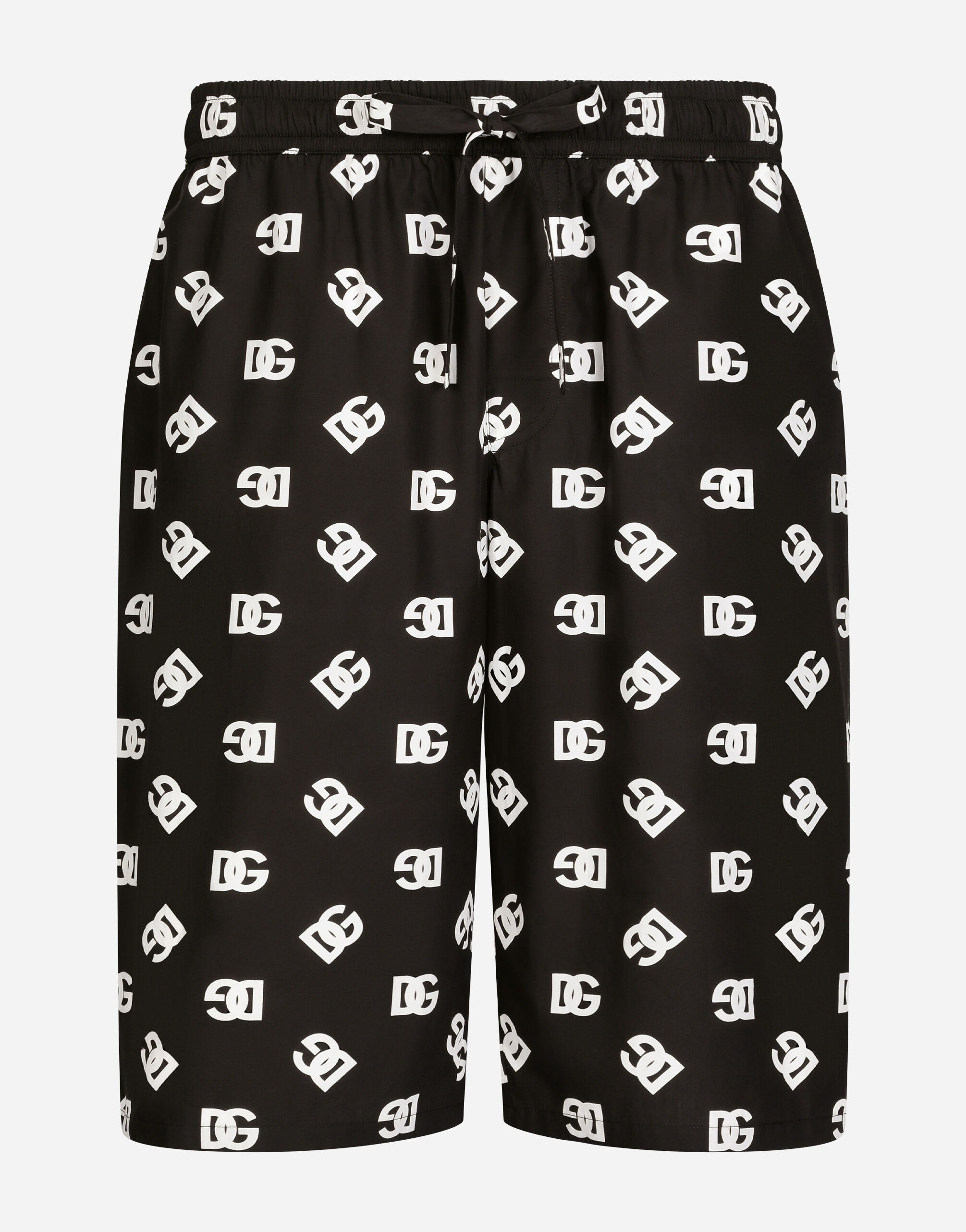 Cotton shorts with DG Monogram Dolce Gabbana