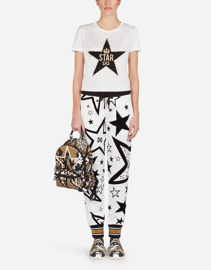 Dolce & Gabbana COMET PRINT STRETCH MESH SORRENTO SNEAKERS Dolce & Gabbana COMET PRINT STRETCH MESH SORRENTO SNEAKERS MULTICOLORE CK1595AJ606