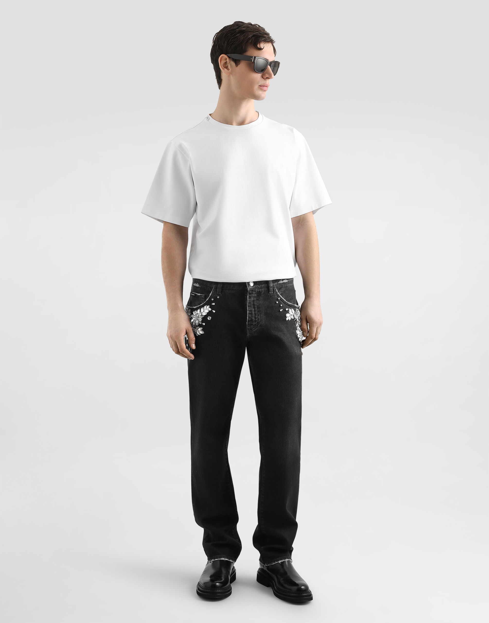 【y様】DOLCE&GABBANA ブラックデニムパンツ 14ライン プレート付 y様】DOLCE&GABBANA ブラックデニムパンツ 14ライン プレート付 マルチ