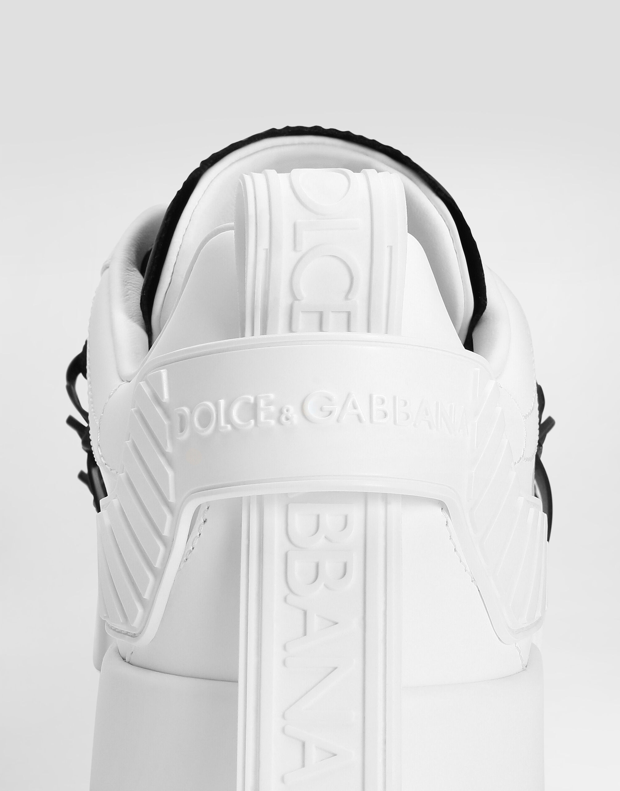 Portofino sneakers in calfskin and patent leather en Multicolore de Hombre Dolce Gabbana