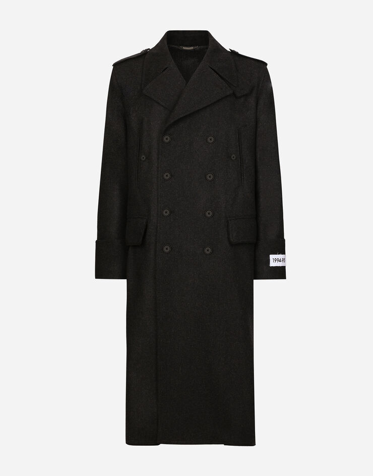 Dolce & Gabbana Caban doppiopetto in cashmere Grigio G046ETGI520