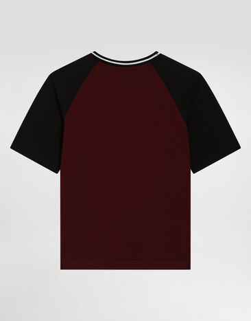 Dolce & Gabbana T-shirt en jersey à imprimé Multicolor L4JTKAG7PUU