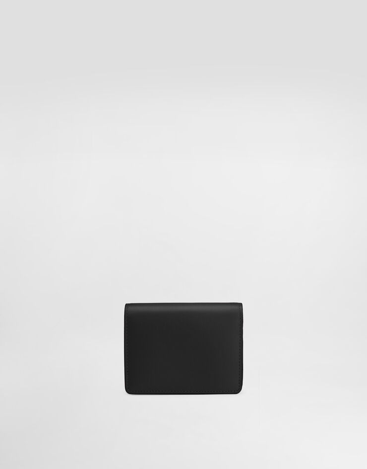 Dolce & Gabbana Calfskin wallet with DG logo Negro BI1211AG081