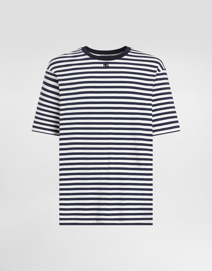Dolce & Gabbana Striped jersey t-shirt Dolce & Gabbana Striped jersey t-shirt Multicolor G8PN9ZFBGAZ