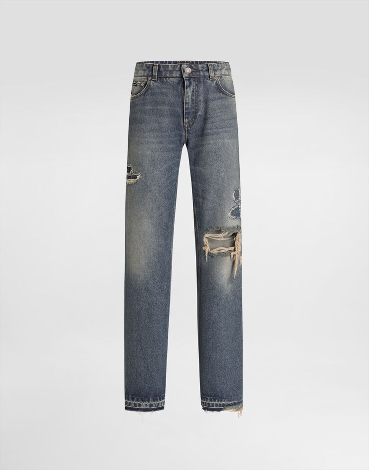 Dolce & Gabbana 5-pocket denim trousers Multicolor FTC8CDG8NR4