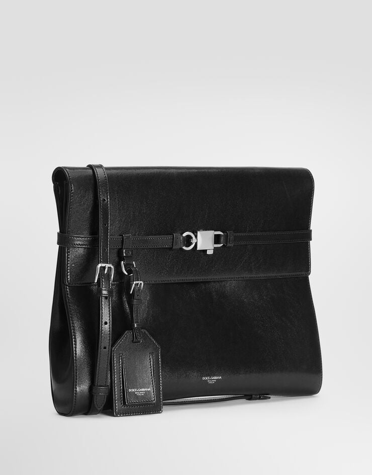 Dolce & Gabbana Lock calfskin clutch bag Dolce & Gabbana Lock calfskin clutch bag Black BM2771A3T05